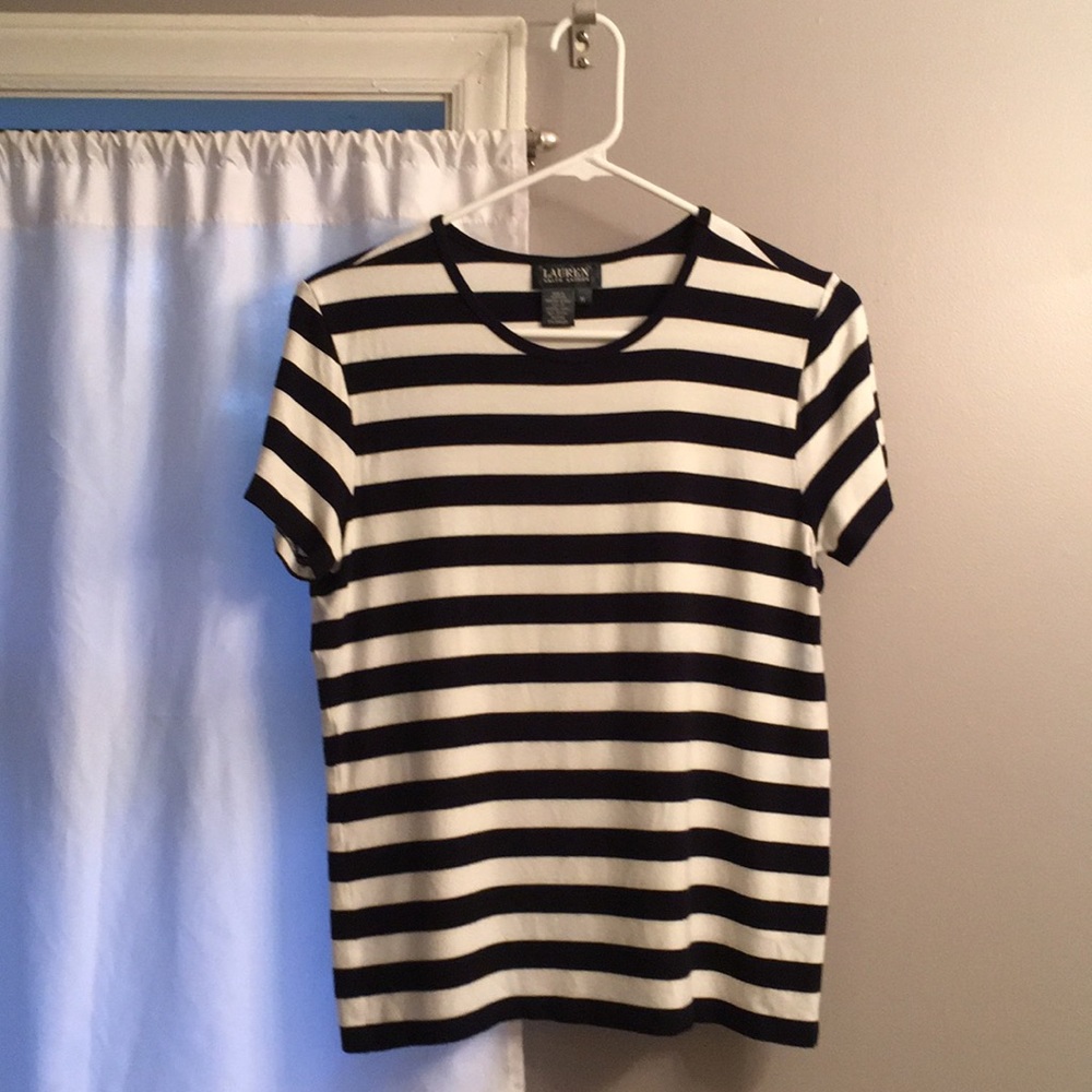 LAUREN RALPH LAUREN STRIPED JERSEY